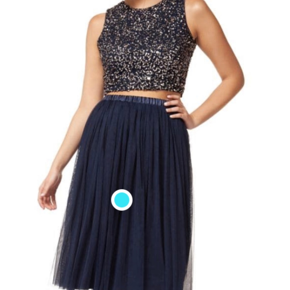 Occasion by Dec two piece sequin top and skirt